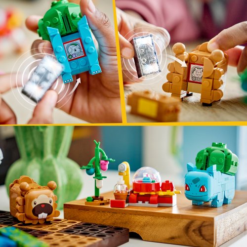 LEGO® Pokémon™ 72155 SMART Play™: Bulbasaur i Bidoof z krzewem jagody