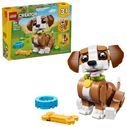 LEGO® Creator 31382 Les adorables animaux : le chiot joueur