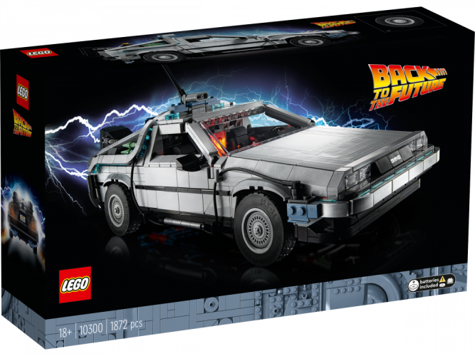 LEGO® Icons 10300 Wehikuł czasu z „Powrotu do przyszłości”