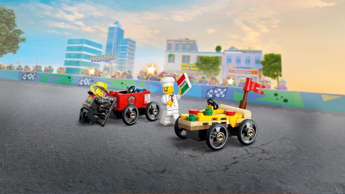 LEGO® City 60458 Raceautopakket: pizzabestelwagen vs. brandweerauto