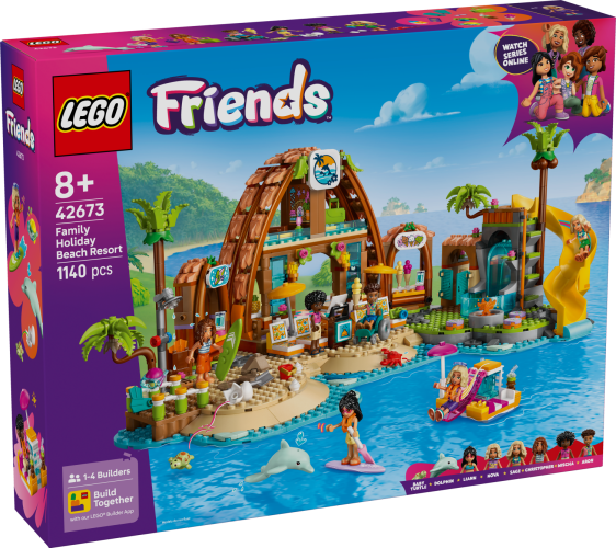 LEGO Friends 42673 Rodinná dovolená u pláže