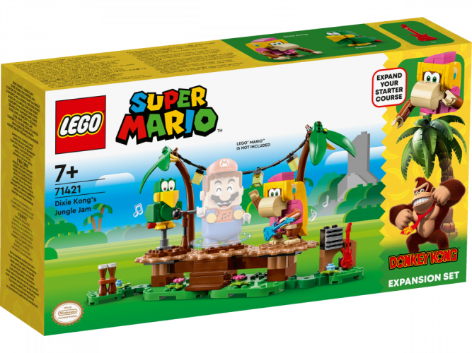 LEGO® Super Mario™ 71421 Pack di espansione Concerto nella giungla di Dixie Kong