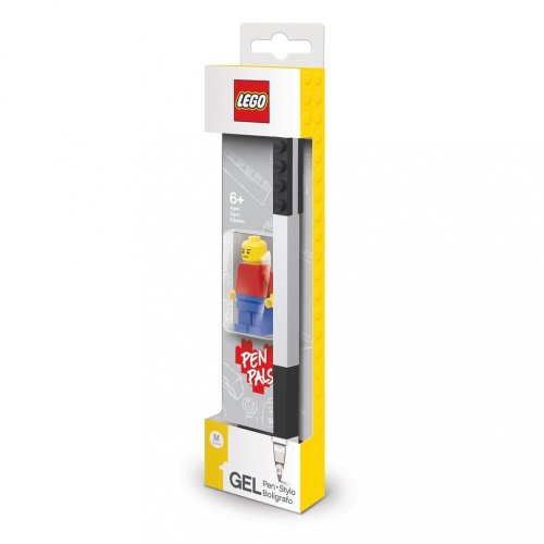 LEGO® Gel pen with minifigure, black - 1 piece