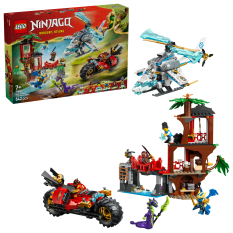 LEGO® Ninjago 71857 Showdown am Baumhaus mit dem Ninja-Bike