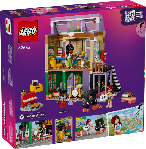 LEGO® Friends 42653 Hangszerbolt és lakás