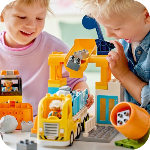 LEGO® DUPLO Town 10476 3-in-1 bouwplaats en voertuigen