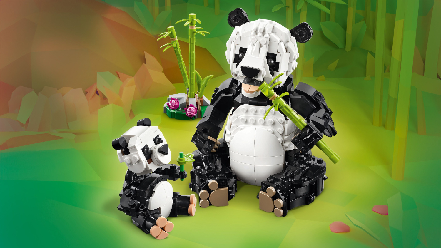 LEGO® Creator 3-in-1 31165 Animale sălbatice: Familia de urși