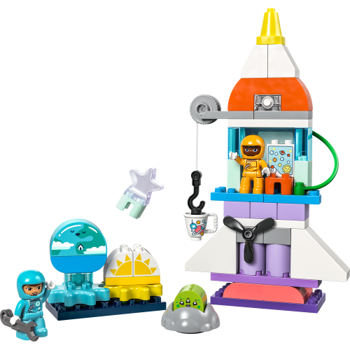 LEGO® DUPLO® 10422 3-in-1-Spaceshuttle für viele Abenteuer