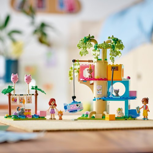 LEGO Friends 42666 Kočičí narozeninová oslava a dům na stromě