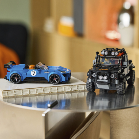 LEGO® Speed Champions 77264 Jaguar Project 7 en Land Rover Defender