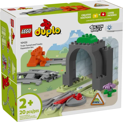 LEGO® DUPLO® 10425 Vonatalagút és sínek kiegészítő szett