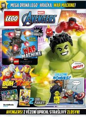 KOMIKS LEGO® MARVEL AVENGERS 08/2025 - Minifigurka War Machine