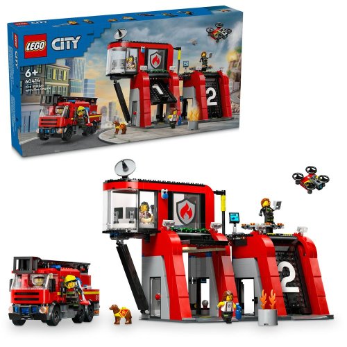 LEGO® City 60414 Brandweerkazerne en brandweerauto