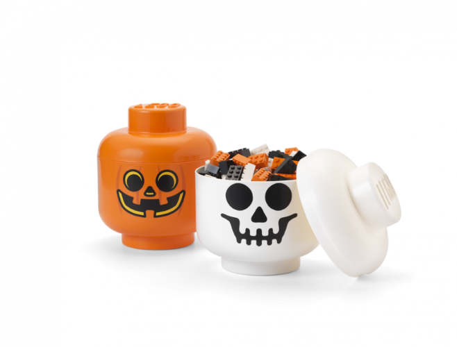 LEGO® Testa contenitore (misura S) - zucca