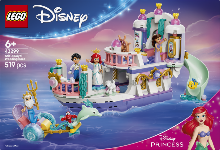 LEGO® │ Disney 43299 Ariel's Royal Wedding Boat