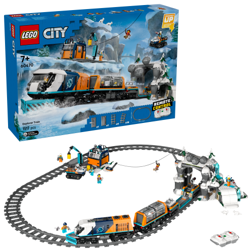 LEGO® City 60470 Comboio Expresso do Ártico dos Exploradores