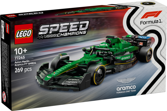 LEGO® Speed Champions 77245 Carro de Corrida Aston Martin Aramco F1® AMR24