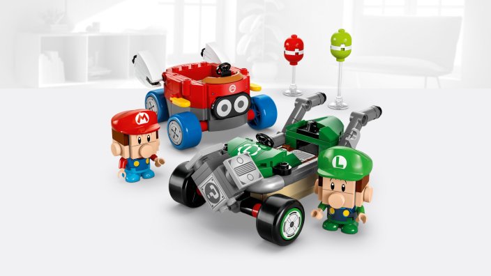 LEGO® Super Mario™ 72034 Mario Kart™ - Mario Bebé contra Luigi Bebé