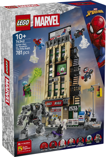 LEGO® Super Heroes 76342 Spider-Man contre Mystério : le Daily Bugle