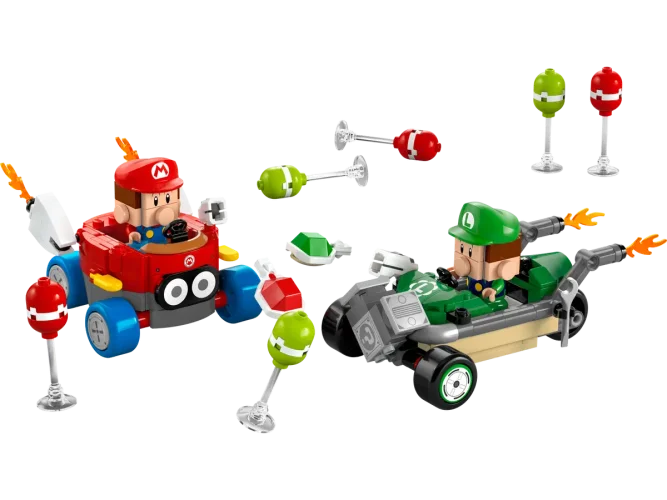 LEGO® Super Mario™ 72034 Mario Kart™ - Mario Bebé contra Luigi Bebé
