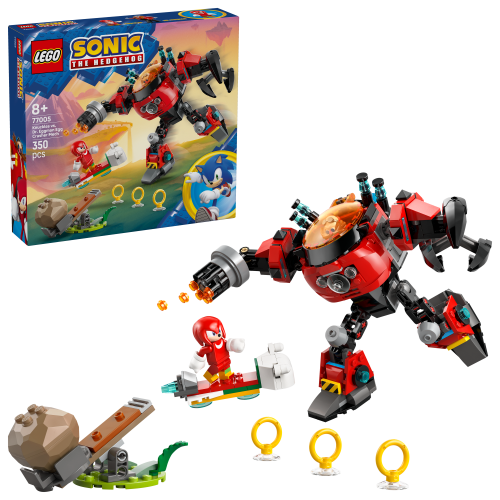 LEGO® Sonic the Hedgehog™ 77005 Knuckles vs. Dr. Eggman Egg Crusher robotja