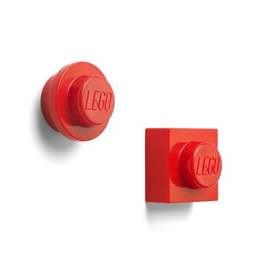 LEGO® Aimants, lot de 2 - rouge