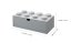 LEGO® caixa de mesa 8 com gaveta - cinzento
