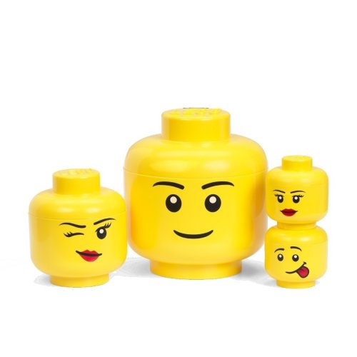 LEGO® Cabeça de armazenamento (tamanho S) - rapariga
