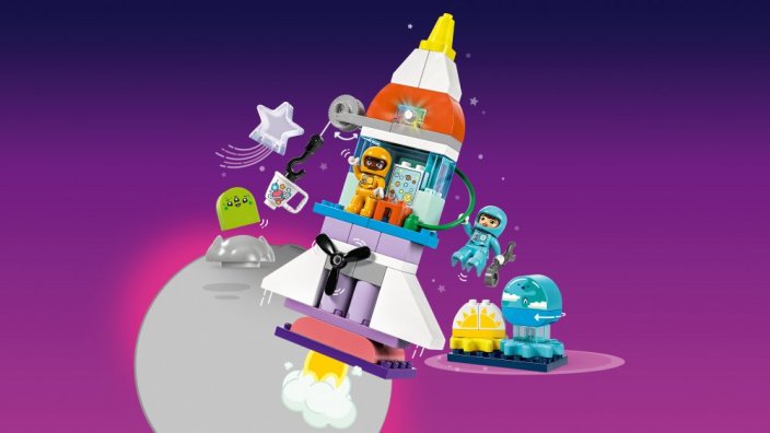 LEGO® DUPLO® 10422 3-in-1-Spaceshuttle für viele Abenteuer