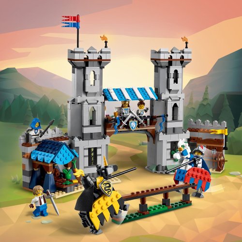 LEGO® Creator 3 w 1 31168 Średniowieczny zamek rycerzy konnych