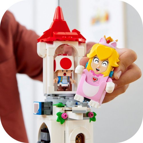 LEGO® Super Mario™ 71407 Katzen-Peach-Anzug und Eisturm – Erweiterungsset