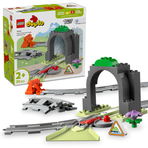 LEGO® DUPLO® 10425 Vonatalagút és sínek kiegészítő szett