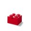 LEGO® tafelbox 4 met lade - rood