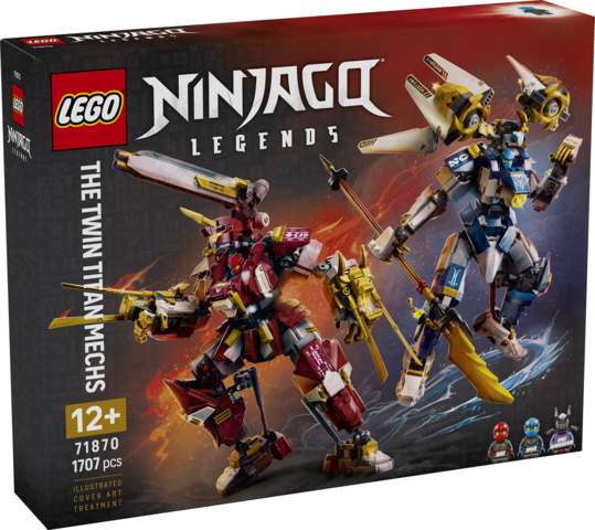 LEGO® Ninjago 71870 Die Zwillings-Titanmechs