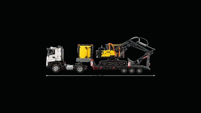 LEGO® Technic™ 42175 Camion Volvo FMX et pelleteuse électrique EC230