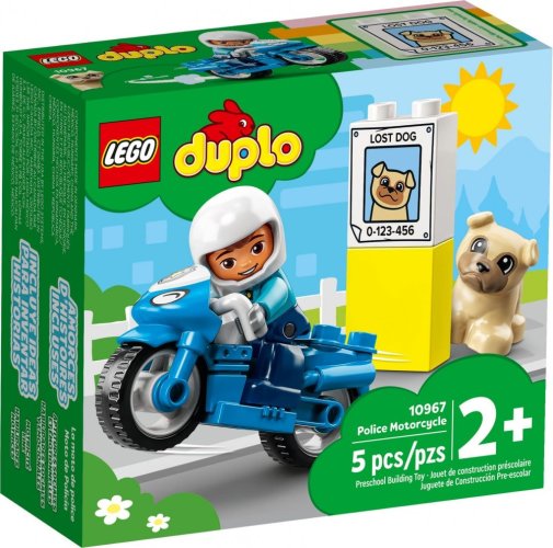 LEGO® DUPLO® 10967 Motocykl policyjny