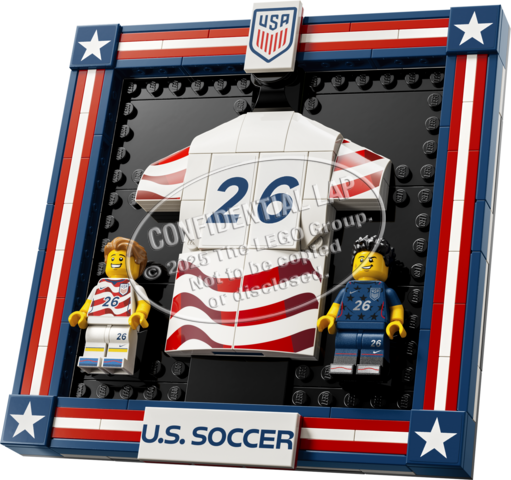 LEGO® Editions 43033 A 2026-os amerikai labdarúgó-válogatott meze