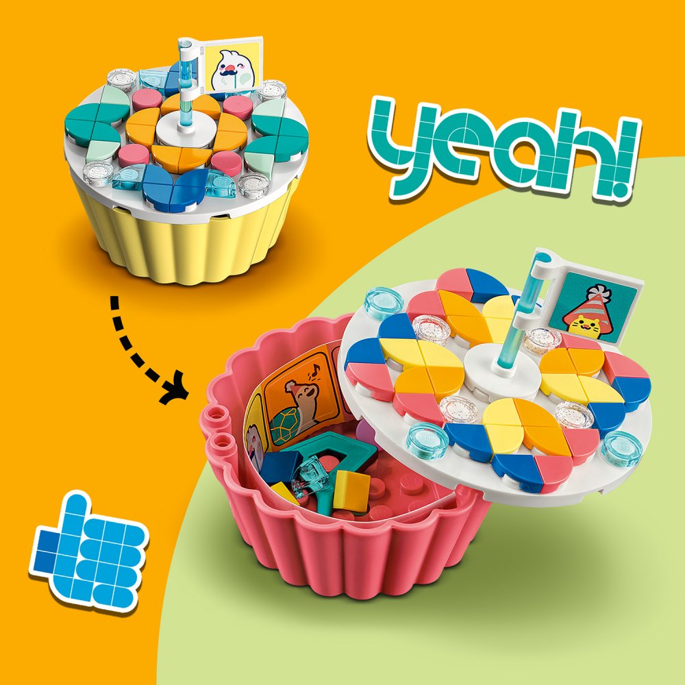Felvarró - Szivárványos muffin Felvarró - Szivárványos muffin