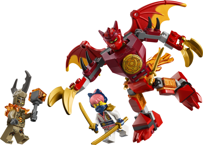 LEGO® Ninjago 71851 Kais Drachen-Mech Battle Set