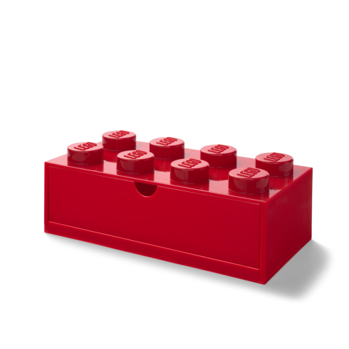 LEGO® caixa de mesa 8 com gaveta - vermelho