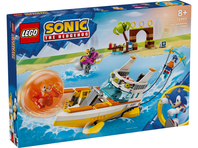 LEGO® Sonic the Hedgehog™ 76997 Barco de Aventuras de Tails