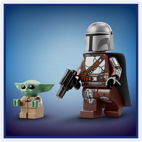 LEGO® Star Wars TM 75436 Der Mandalorianer und Grogu auf ihrem Speeder Bike™