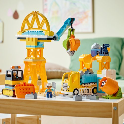 LEGO® DUPLO Town 10476 3-in-1 bouwplaats en voertuigen