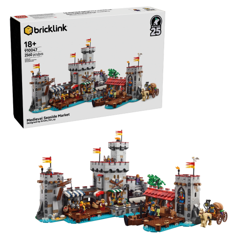 LEGO® 910045 BrickLink Designer Program - Středověké tržiště u moře