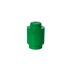 LEGO® Pudełko do przechowywania okrągły 123 x 183 mm - ciemnozielony