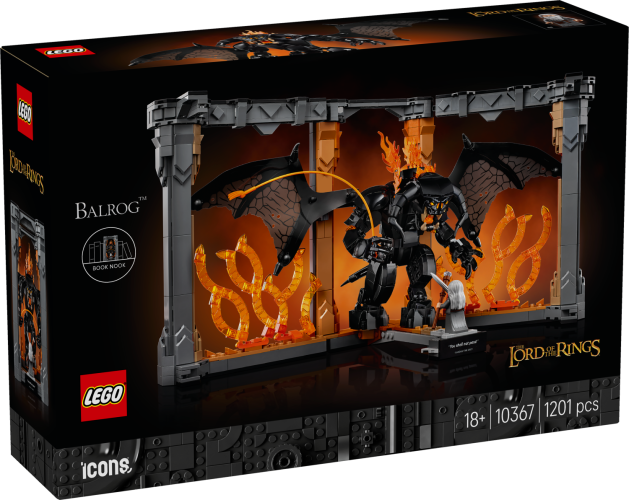 LEGO® Icons 10367 Könyvkuckó: A Gyűrűk Ura: Balrog™