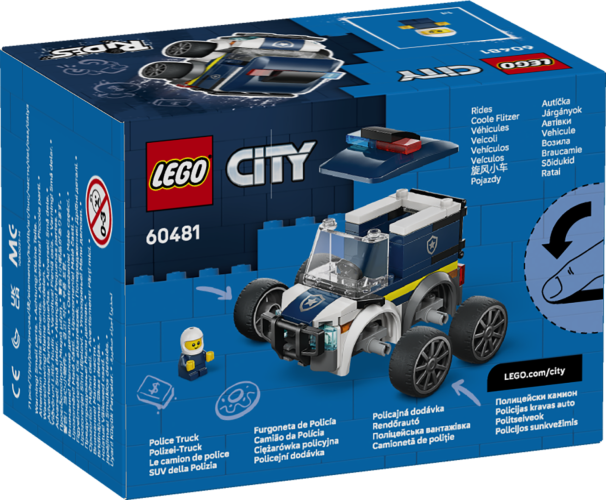 LEGO® City 60481 Coole Flitzer – Polizei-Truck