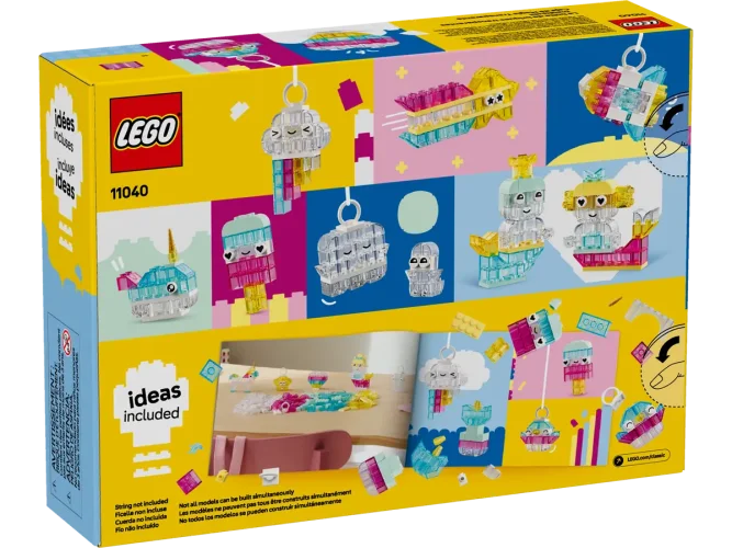 LEGO® Classic 11040 La boîte de briques transparentes magiques