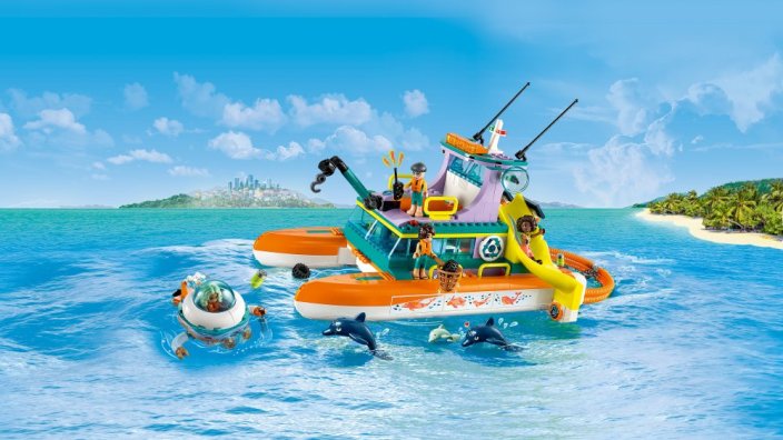 LEGO® Friends 41734 Barco de Resgate Marítimo