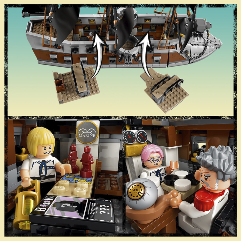 LEGO® ONE PIECE 75646 Le navire de la marine de Garp